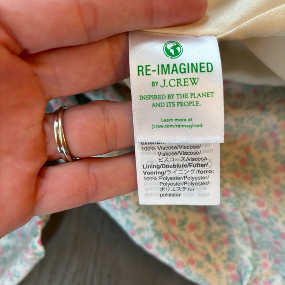 J Crew puff sleeve midi dress in floral | size 2 - Picture 8 of 11